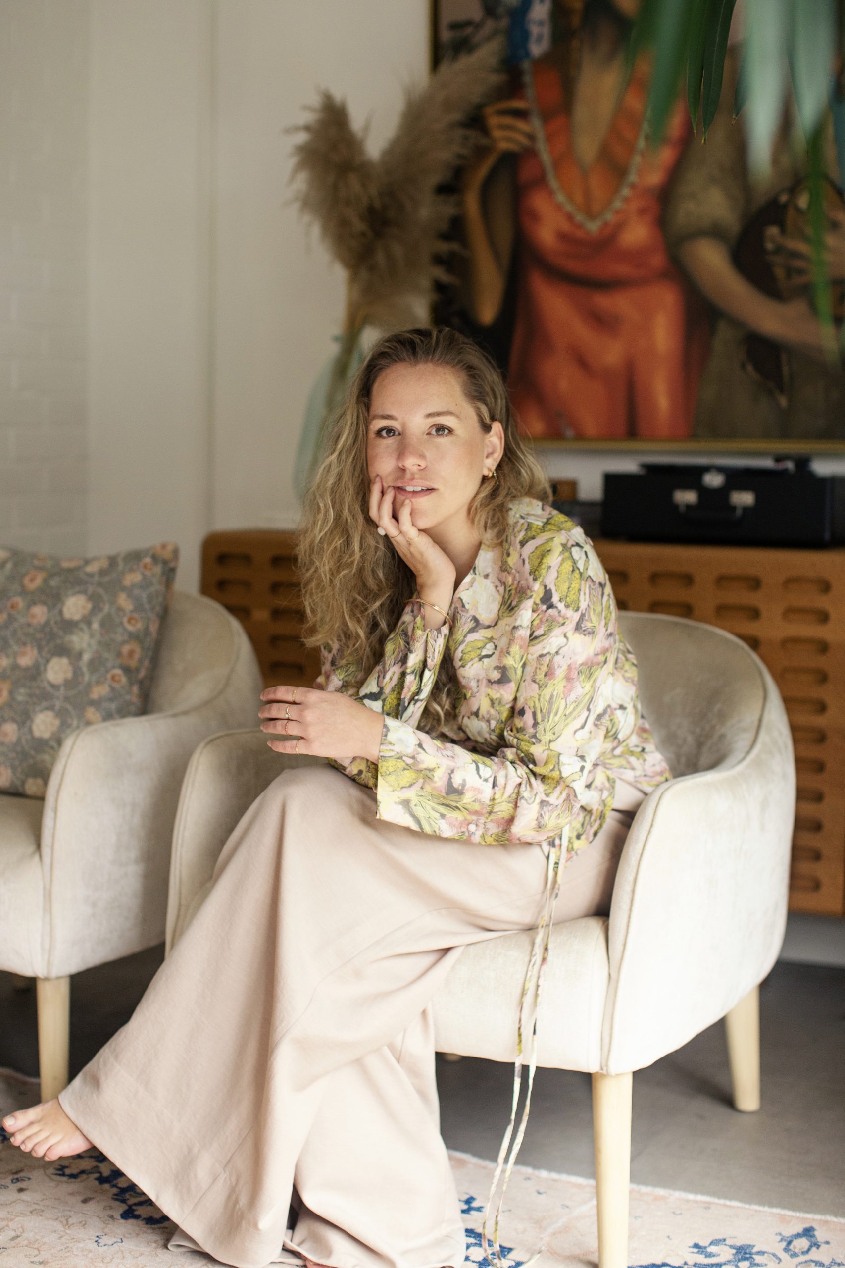 Retrato de Lia Cohen Alta Resolución