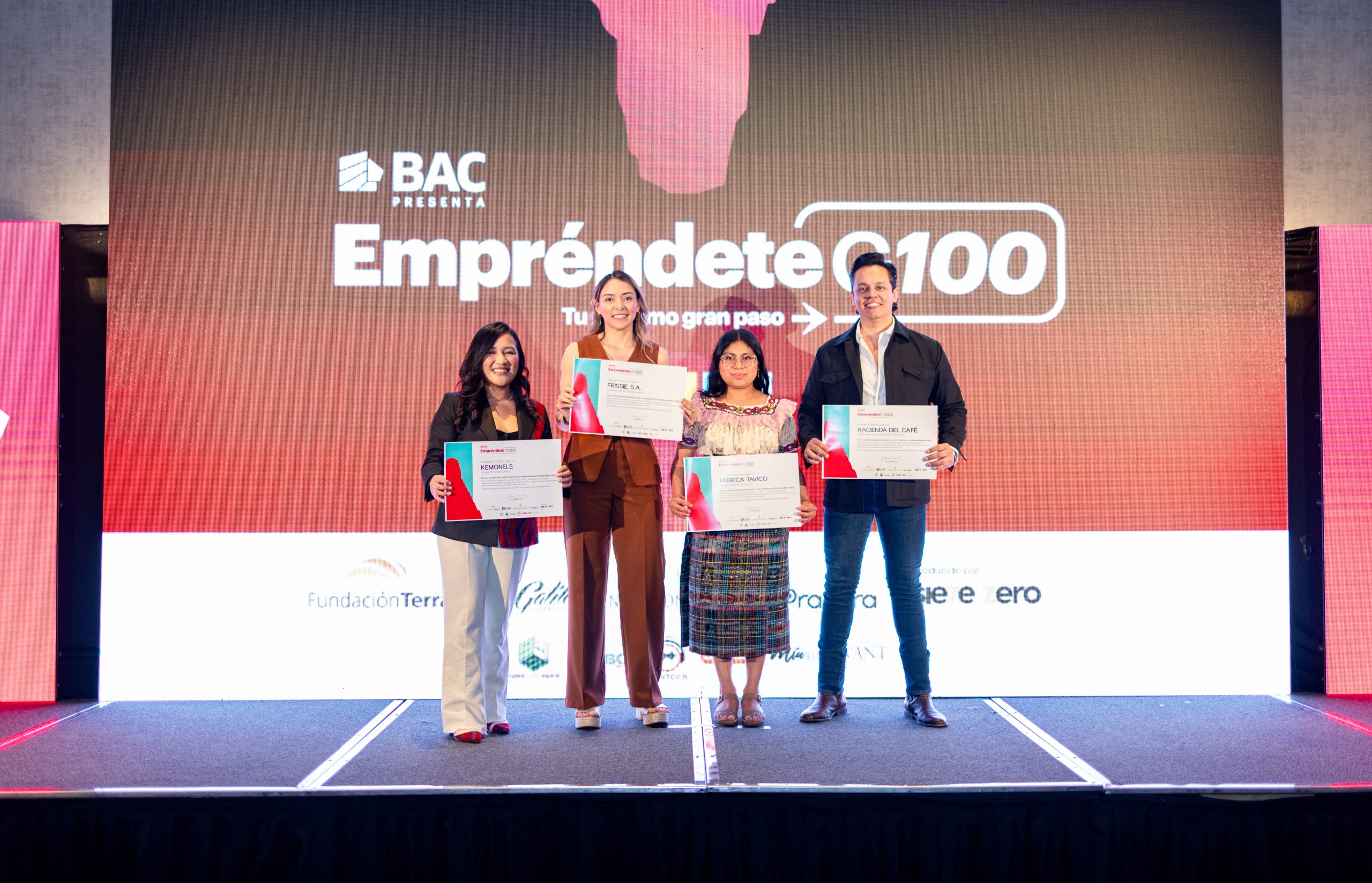 Ganadores Empréndete G100-2025